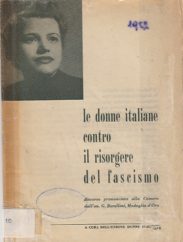 Le donne italiane contro il risorgere del fascismo