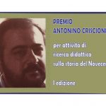 Premio Antonino Criscione per la realizzazione di progetti di didattica della storia